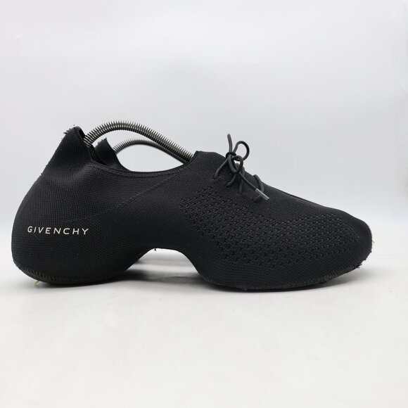 Givenchy Black TK-360 Knit Sneakers Lace Up Shoes Men's Size EU 41 Italy